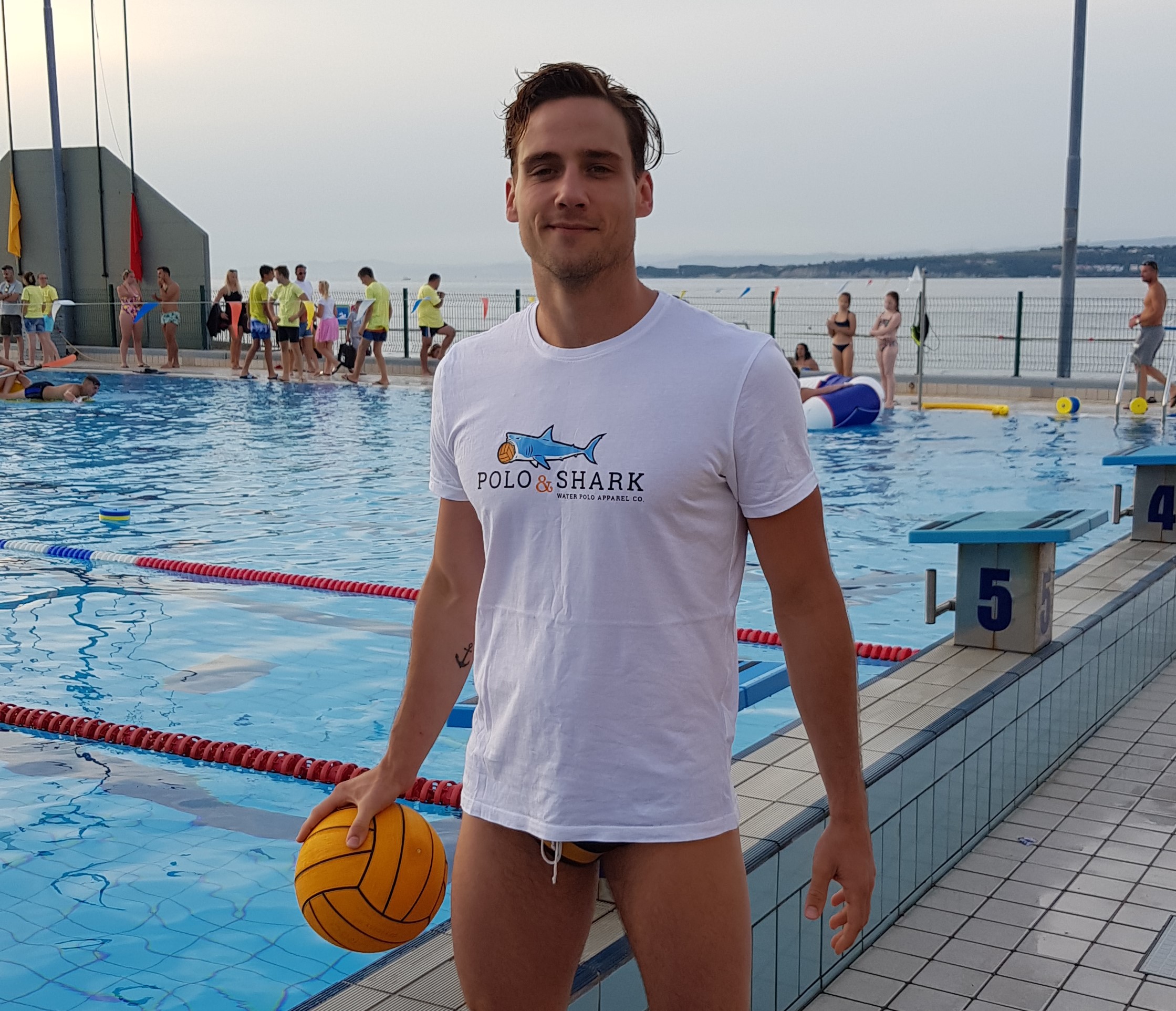 Uroš Fabič of waterpolo club esslingen from germany